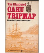 THE ILLUSTRATED OAHU TRIPMAP: HAWAII&#39;S FINEST TRAVEL GUIDE (1971) Buzz B... - $12.32 CAD