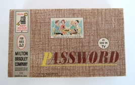 Vtg Milton Bradley Password Board Game Copyright 1962 Complete - £19.95 GBP