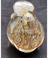 Vintage Andrea Millefiori Art Glass Bird of wonky eyes Figurine Paperweight - £11.45 GBP