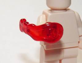 Minifigure Clear Red Hand Electric Weapon Building - $50.57 MXN