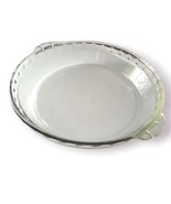 Pyrex 229 31 Clear Glass Pie Pan 9.5&quot; Round Crimped Handles - $122.35 MXN