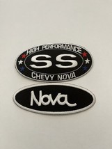 CHEVY SS NOVA SEW/IRON ON PATCH BADGE EMBROIDERED MALIBU CHEVROLET - £9.60 GBP