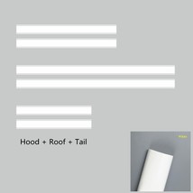 1 set Racing  Stripes Car Hood Roof Tail Decor Sticker Auto Body Front Bumper De - £76.84 GBP