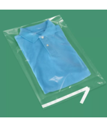 25 clear 12 x 18 Resealable Poly bags Uline self-seal adhesive lip 1.5 T... - £15.50 GBP