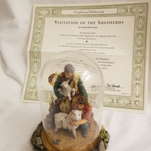 Franklin Mint Domed Sculpture Visitation of the Shepherds with COA - £16.83 GBP