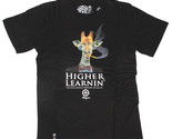 LRG Higher Learnin Negro O Bosque Verde Hombre Gráfico Camiseta Pequeño Nwt - £10.71 GBP