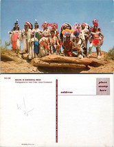 Inter-Tribal Native American Ceremonial Dress Vintage  Postcard - £7.56 GBP