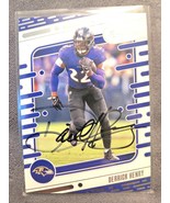 Derrick Henry Hand Signed Football Card Autographed Baltimore Ravens Auto - $52.13 CAD