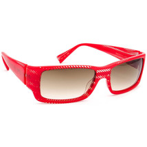 Alain Mikli Gradient Sunglasses A0627 B 72 U43 Red/Clear Zigzag France 5... - $299.99