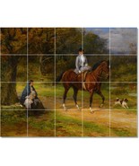 Heywood Hardy Horses Painting Ceramic Tile Mural BTZ22490 - £156.62 GBP+