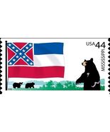 2009 44c Flags of Our Nation, Mississippi State, Coil Single Scott 4300 ... - $3.94