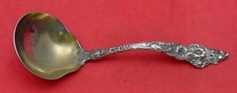 Les Six Fleurs by Reed & Barton Sterling Silver Gravy Ladle Gold Washed 6 3/4" - $206.91