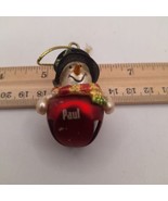 Paul Snowman Bell Christmas Ornaments - $134.51 MXN