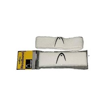 Head Tennis Cotton Headbands White Black Agassi Pickleball Vintage Pair - $16.99