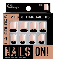 L.A. Colors Nails On Artificial Nail Tips CNT38 Chic - $8.65