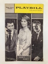 1962 Playbill Helen Hayes Theatre Barbara Bel Geddes Edward Mulhare in Mary Mary - £11.17 GBP