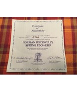 Norman Rockwell “Spring Flowers” Gorham Plate Collectible - $427.17 MXN