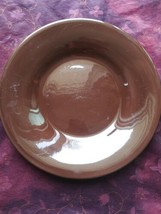 Lot of 4 Pottery Barn Sausalito Chocolate Brown Dinner Plates AS IS - £35.19 GBP