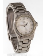 Movado Esq Cristal Quartz Acier Inoxydable Femmes Montre Mop - $342.10 CAD