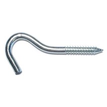 1/4&quot; x 31/32&quot; x 4-1/8&quot; Zinc Plated Steel Clothesline Hooks (2 pcs.) - $9.07