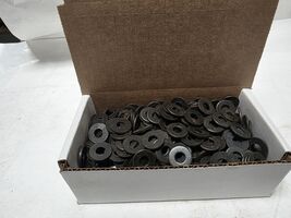 3lb. box 1/4" Black Oxide Steel Flat Washer approx. 450 pcs. - $29.99