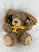 Cuddle Wit Brown Dog Plush Black Eye 11 Inch Stuffed Animal Toy - $19.95