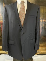 NEW Michael Kors 48L Black 100% Wool 2Btn Blazer Sport Coat Jacket Suits - $79.99