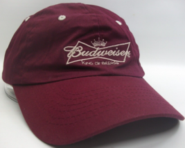 Budweiser King of Beers Hat Purple Hook Loop Baseball Cap - $13.86