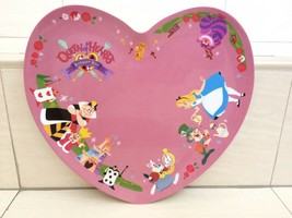 Disney Alice in Wonderland Plate. Queen of Heart Theme. Rare Item - £31.87 GBP