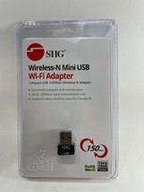 SIIG - JU-WR0112-S2 - Wireless N Mini USB Wi-Fi Network Adapter, 802.11 B/G/N - £19.61 GBP