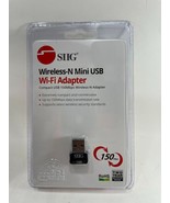 SIIG - JU-WR0112-S2 - Wireless N Mini USB Wi-Fi Network Adapter, 802.11 ... - £19.61 GBP