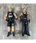 WWE The Undertaker &amp; Brock Lesnar Mattel Tough Talkers Wrestling Figures... - £11.32 GBP