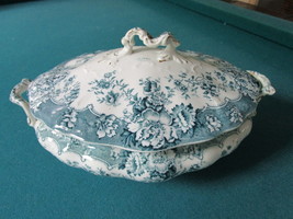 Ceramic ART- Crown Pottery Covered Tureen, &quot;Ruskin&quot; Stoke-on-Trent[*14] - £126.31 GBP