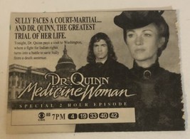 Dr Quinn Medicine Woman Vintage Tv Ad Advertisement Jane Seymour Joe Lando TV1 - £4.67 GBP