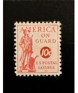 1941 10c U.S. Postal Savings Stamp, America on Guard Scott PS11 Mint F/V... - $56.92 MXN