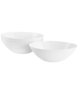Gibson Ultra Patio 4 Piece Tempered Opal Glass Cereal Bowl Set in White - $75.07 CAD