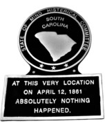 South Carolina 1861 State Marker, SC 1861 State Plaque Metal Plaque Hand... - £23.45 GBP