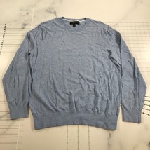 Banana Republic Eco Pullover Herren M Meliert Blau Rundhals Baumwolle Poly - $19.79