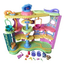 Littlest Pet Shop LPS Round and Round Pet Town Playset #358 359 &amp; Access... - $50.00