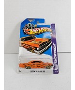 HOT WHEELS Custom &#39;64 Galaxie 500 Orange with black flames 2013 Showroom... - £5.24 GBP