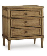 Sharlance - Brown - Three Drawer Night Stand - $5,865.97 MXN