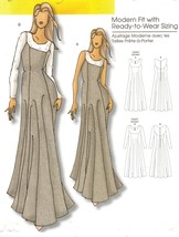Misses  Formal Evening Dress Gown Soft Folds Flatter Hips Sew Pattern 3-16 - £7.89 GBP