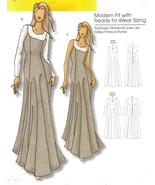 Misses  Formal Evening Dress Gown Soft Folds Flatter Hips Sew Pattern 3-16 - €8,61 EUR