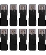 16GB Attach 3 USB 2.0 Flash Drive Black 10 Count Pack of 1 - $68.77