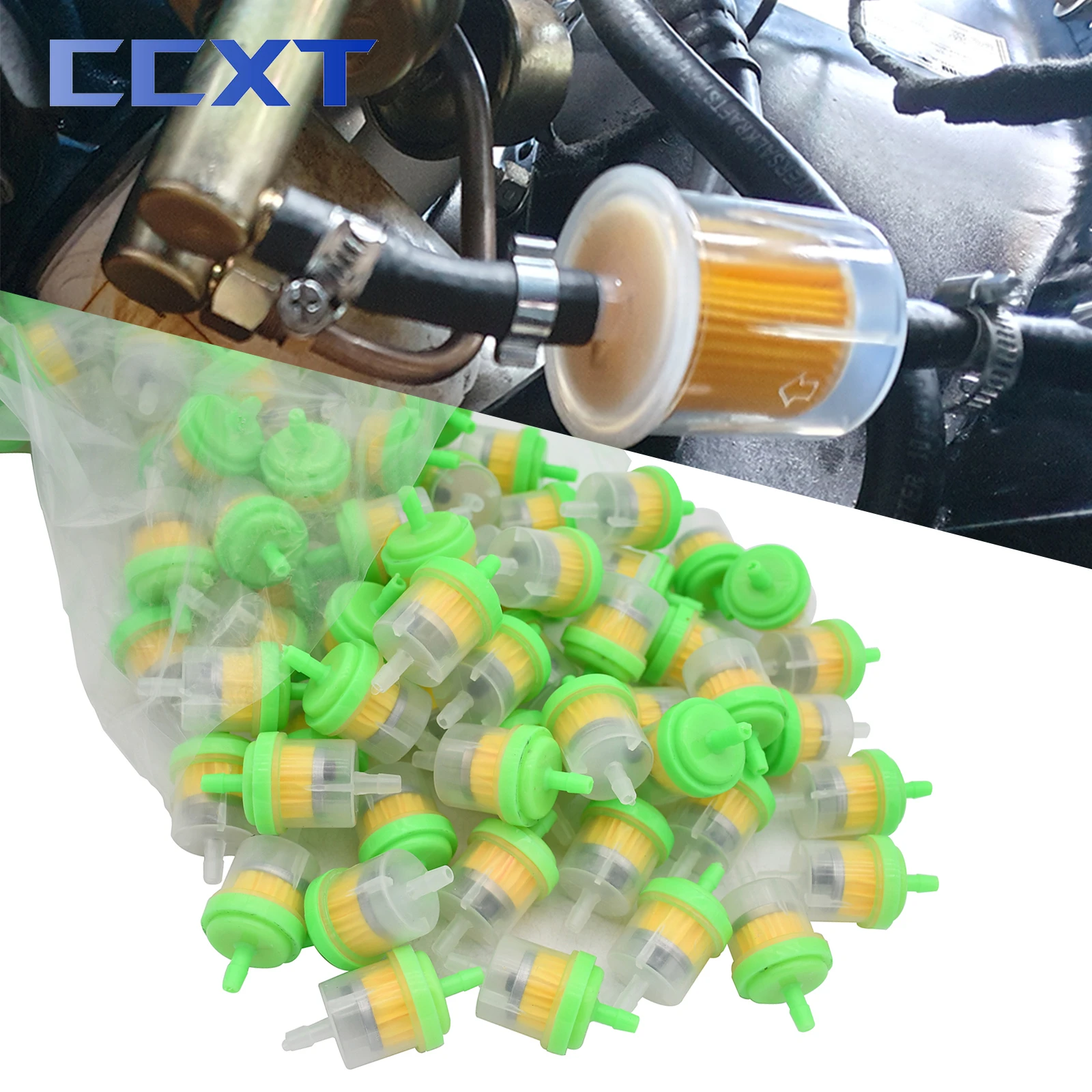 Fuel Gas Filters Gasoline Gas Fuel Oil Filter For Scooter Motorcycle KTM  Yamaha - $38.87