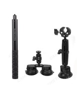 Car Ballhead Triangle Suction Cups &amp; Invisible Selfie Stick For Gopro In... - $51.07+