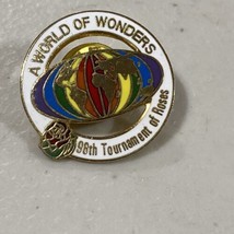 Vintage 1987 98TH Tournament Of Roses World Of Wonders Pasadena Lapel Pin - £9.37 GBP