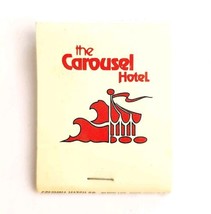 Carousel Hotel Vintage Matchbook Ocean City Maryland Matches Struck E19H - £11.71 GBP