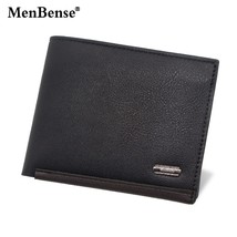 NEW Men&#39;s PU Leather Wallets Business Card Holder Premium Short Real Cow... - £53.07 GBP