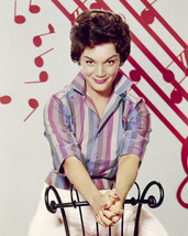 Connie Francis seductive against chair musical background 16x20 Poster - £15.61 GBP